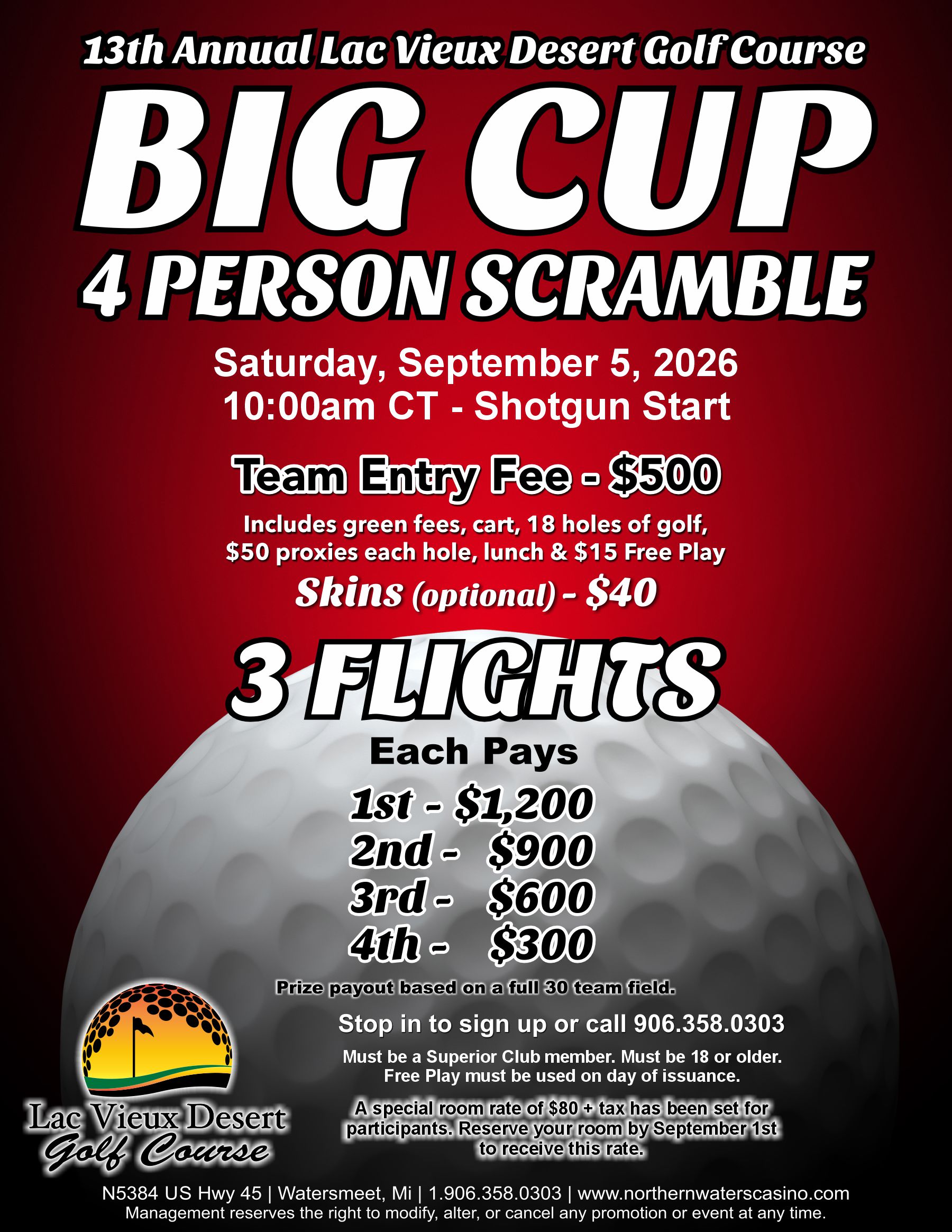 13th Annual BIG CUP